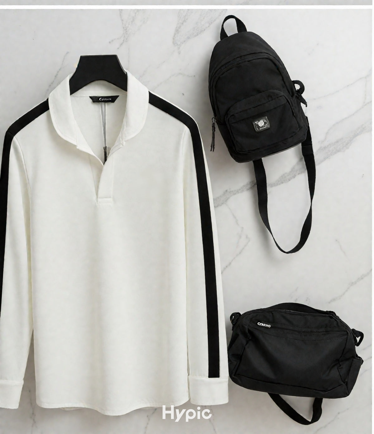 CASUAL LOOK Exclusive: High-Definition Monochrome Tracksuit | Ultra-Soft Breathable Material.